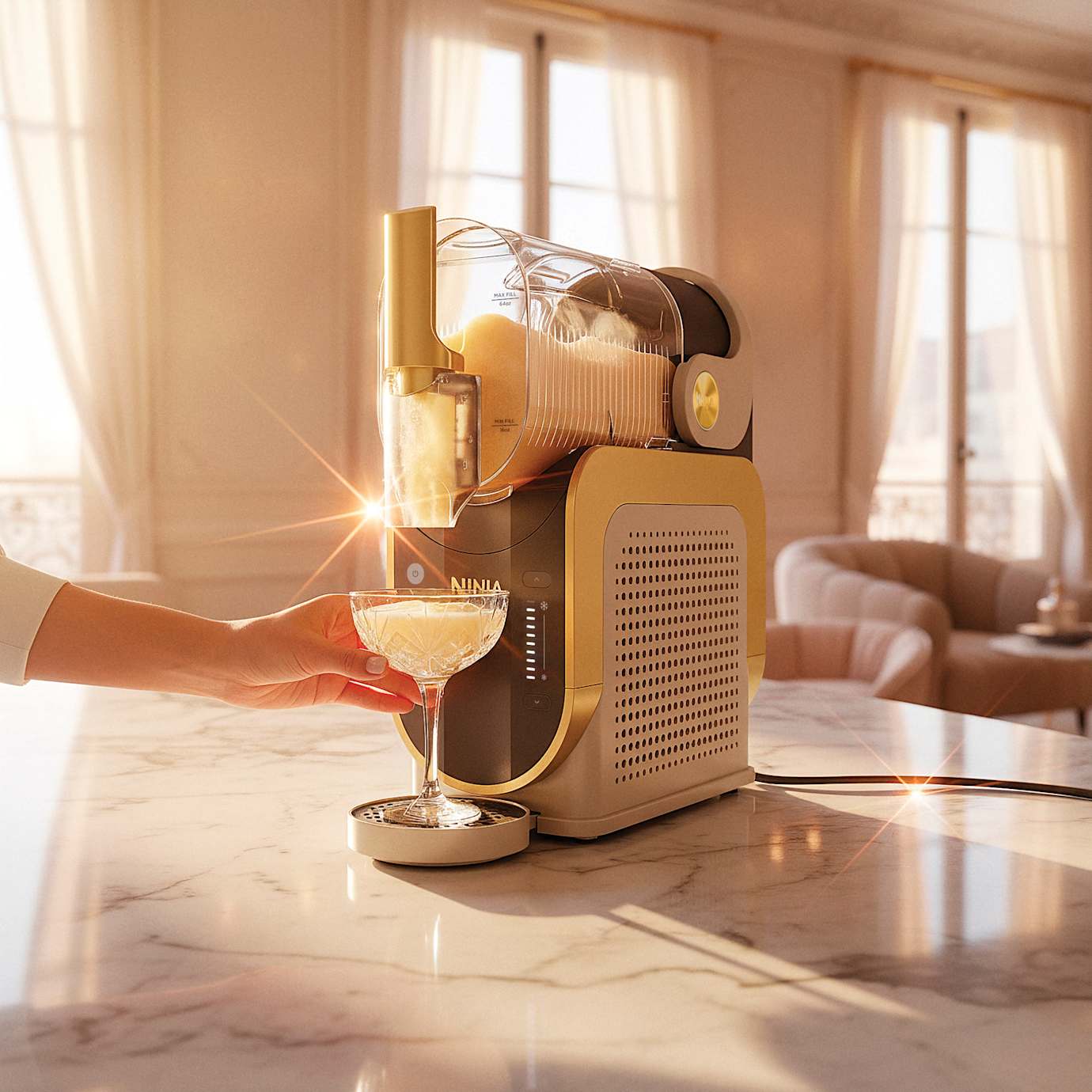 Ninja SLUSHi Slushie Machine in Gold, 7+ Servings - Image 2