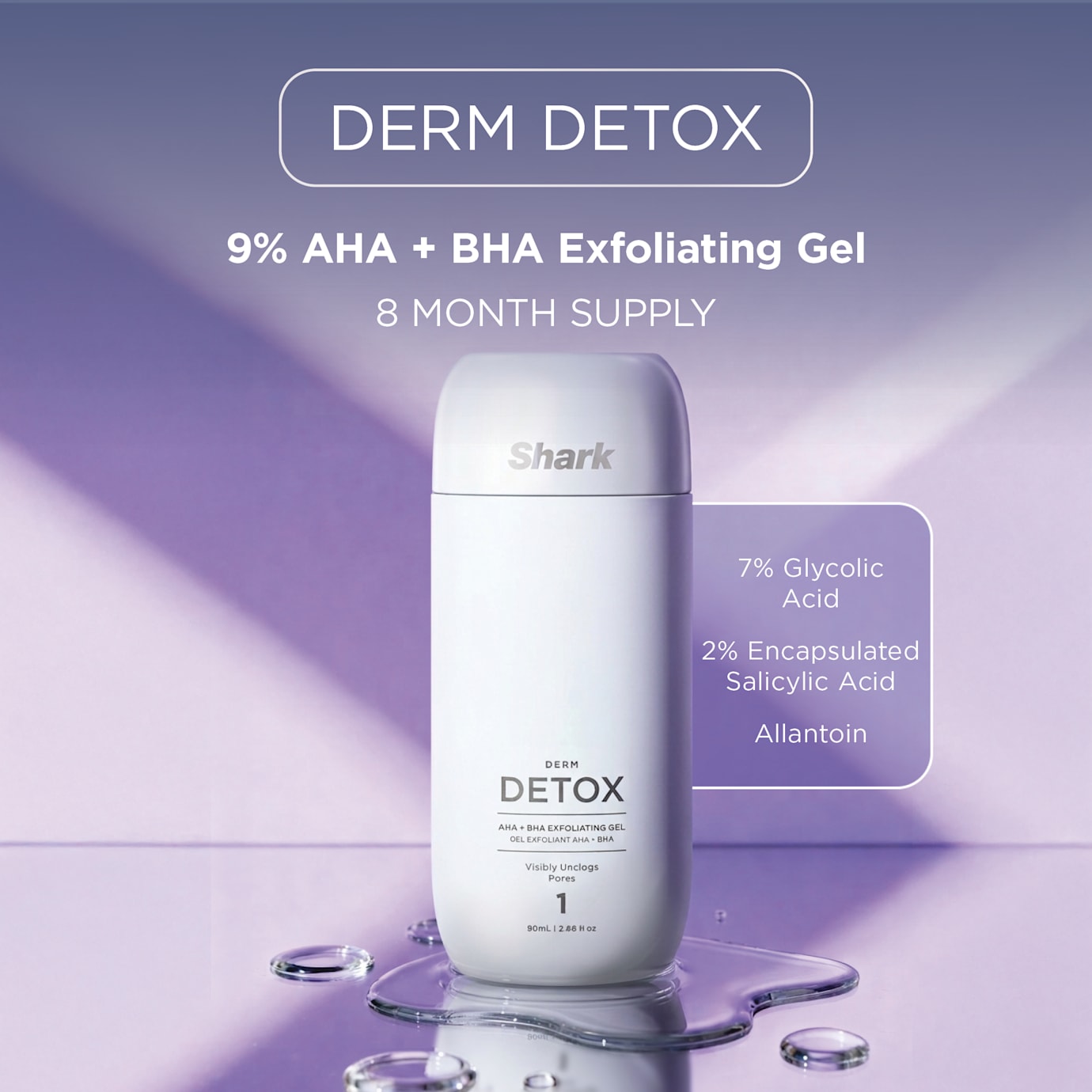 Shark-NinjaAHA + BHA Exfoliating Gel (20 mL) - Image 2