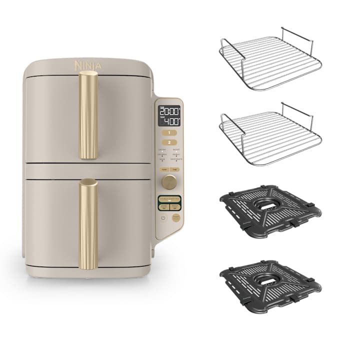 Ninja DoubleStack 10-QT Double Air Fryer in Stone Gold - Image 15