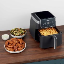 Alternative view of Ninja 6.5-QT Air Fryer Pro in Stone Gold