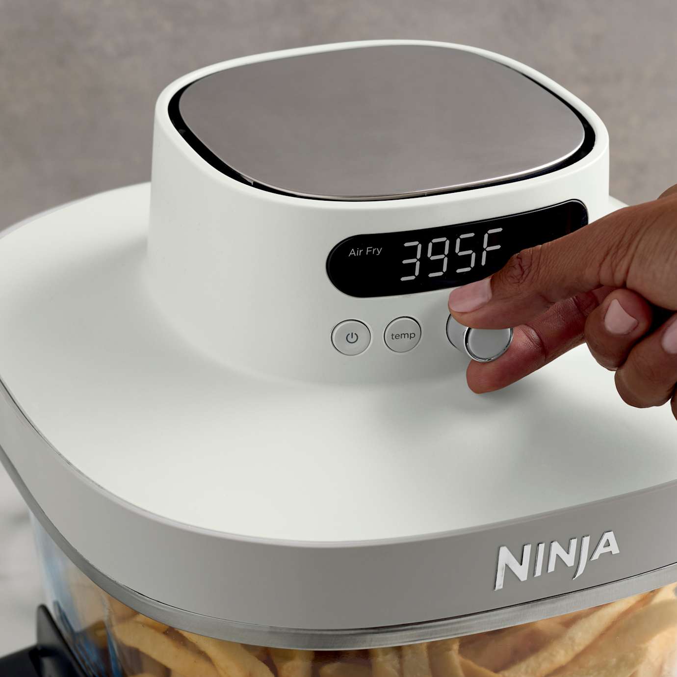 Shark|Ninja Build Your Own Crispi Pro Glass Air Fryer in Stone and Gold - Image 5