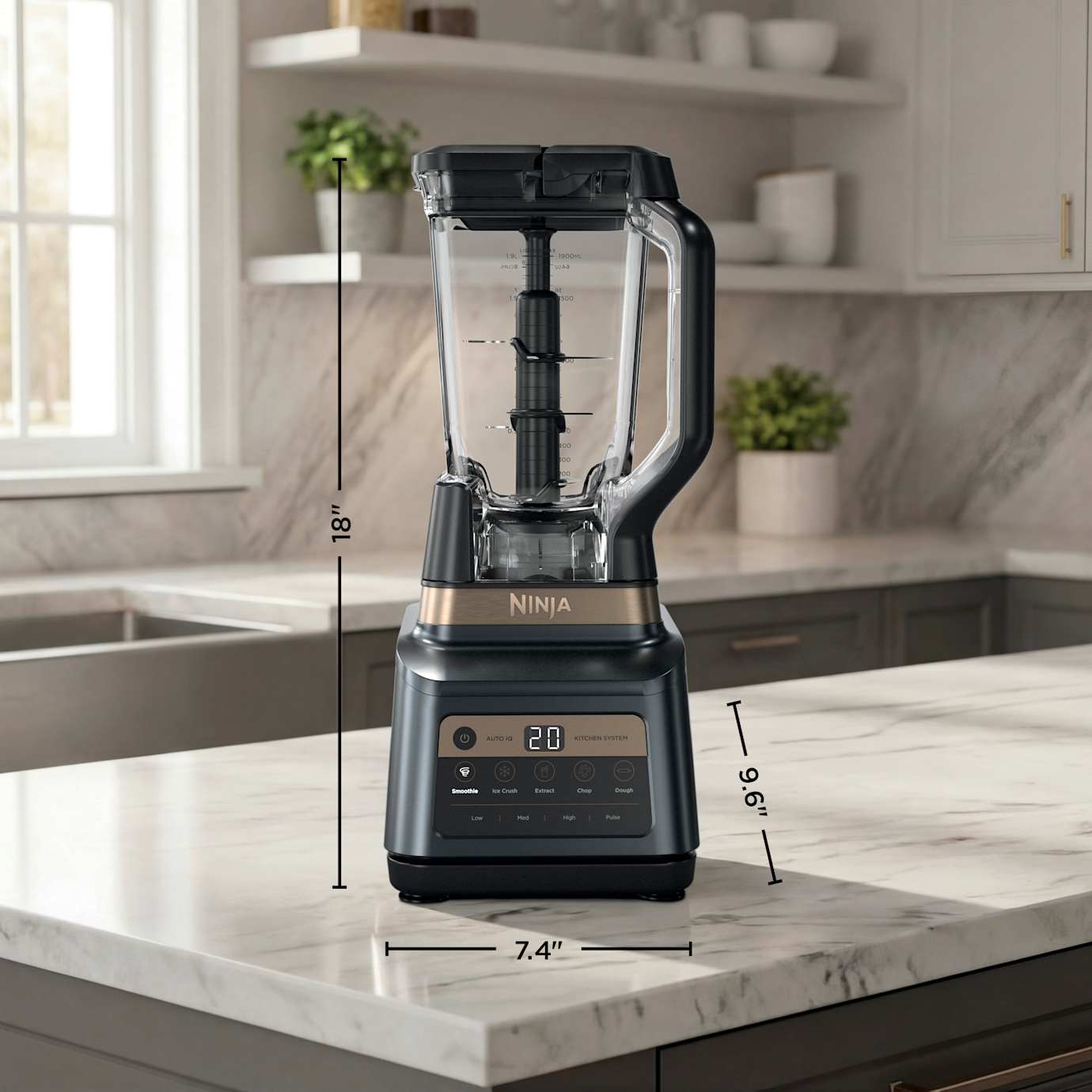 Ninja Professional Plus Premier Blender and Food Processor with Auto-IQ in Graphite - Image 8