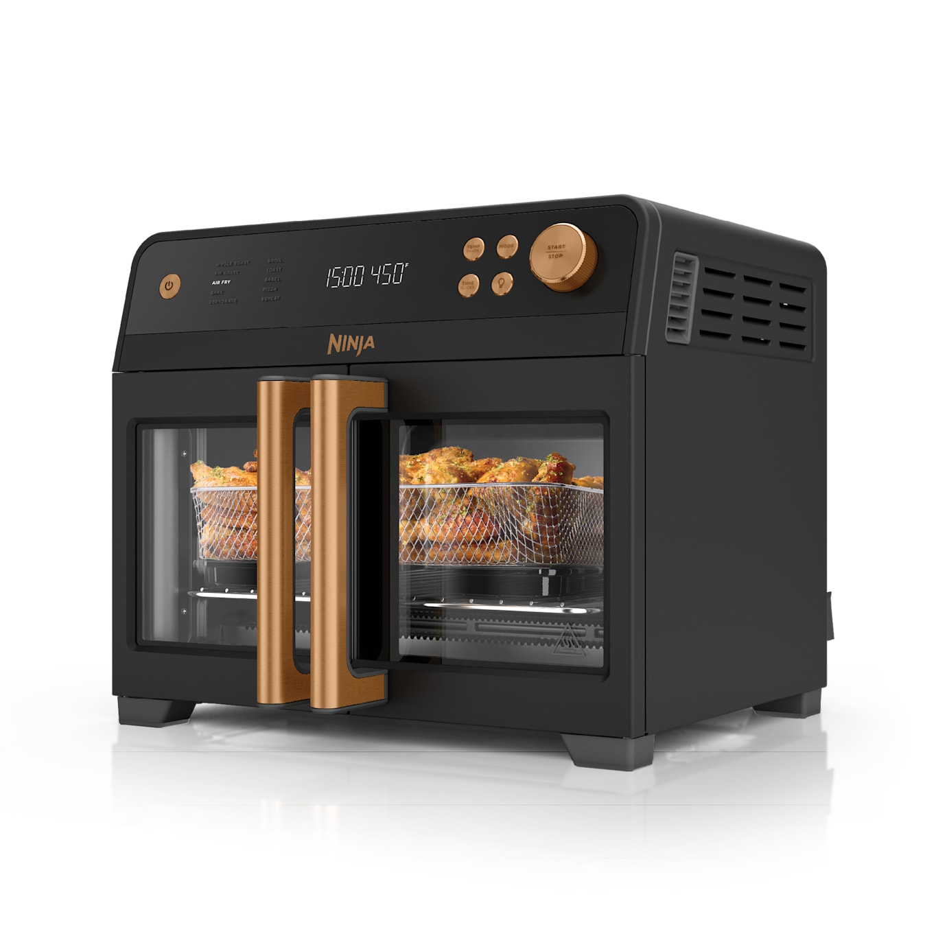 Shark-Ninja French Door Premier Air Fryer, Convection Oven, Toaster, Black - Image 9
