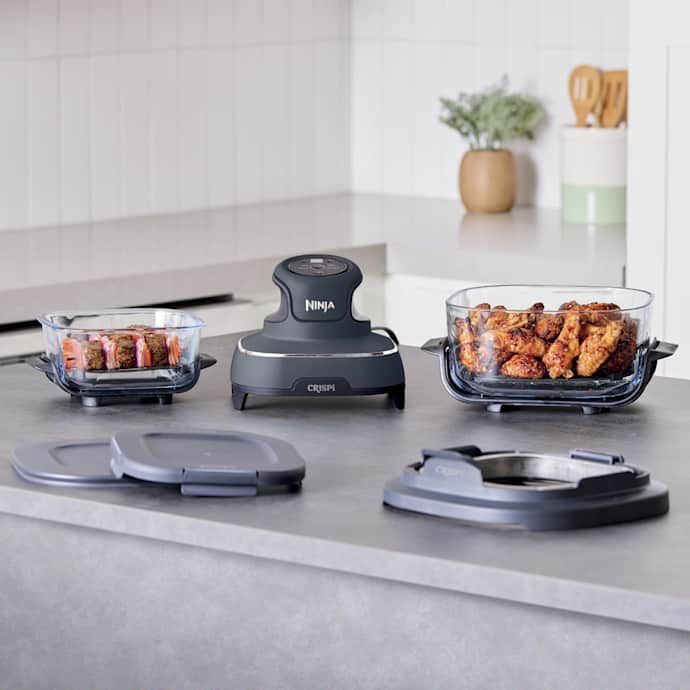 Shark-Ninja Crispi Glass Air Fryer with 5 Containers - Image 9