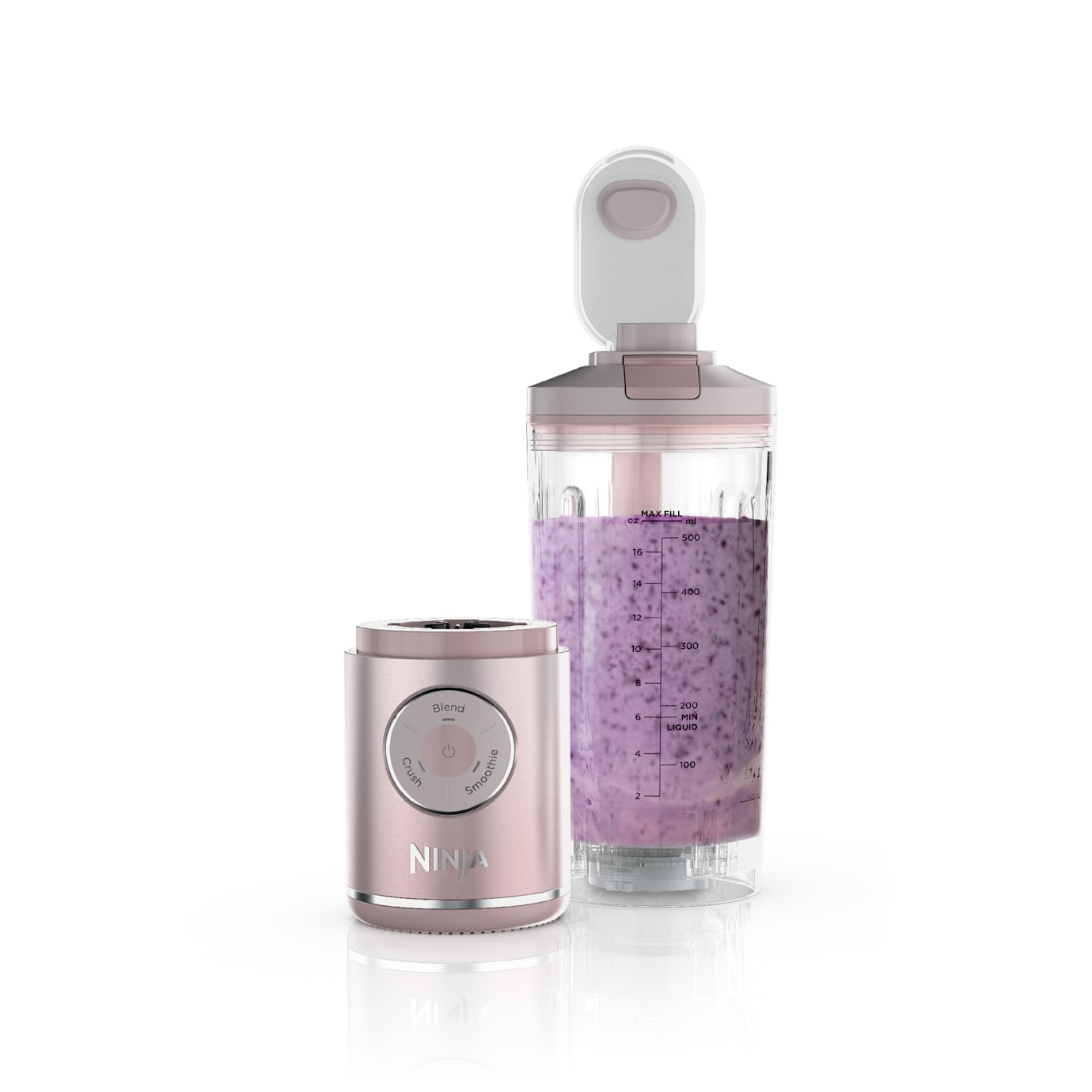 Shark-Ninja Blast Max Portable Blender in Dusty Pink - Image 2