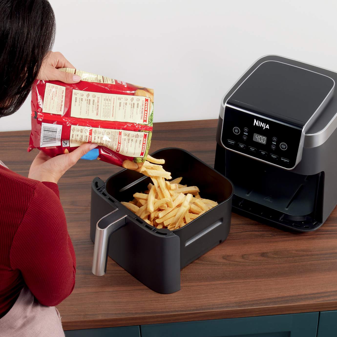 Shark-Ninja 6.5-QT Air Fryer Pro in Stone Gold - Image 11
