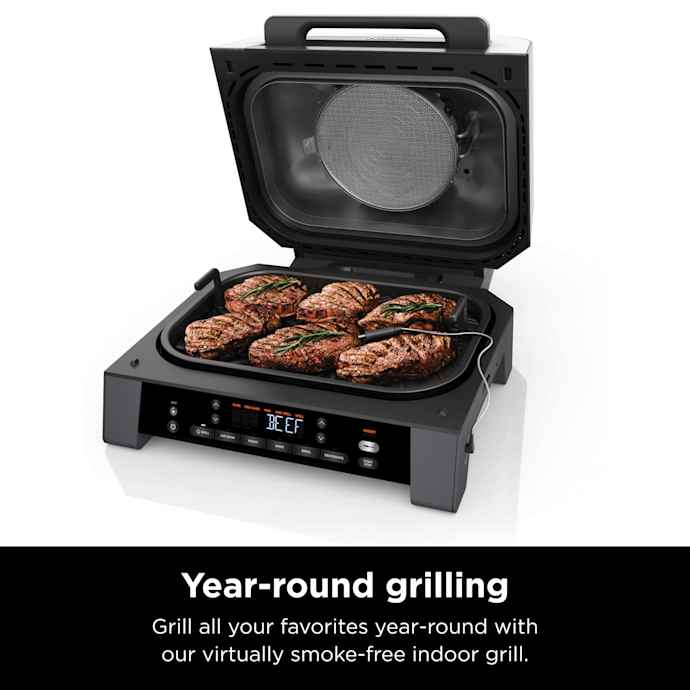 Shark-Ninja Shark-Ninja Foodi XL Indoor Grill and Air Fryer with Thermometer - Image 18